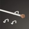 MODE Coastal Collection 1 1/8" Diameter Curtain Rod Set with