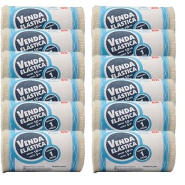 Kohn | Pack de 12 - Vendas Elásticas Quirúrgicas - 10 cm de Ancho | Vendaje Elástico Transpirables - Ajustables | Vendas Elásticas | Rodillas - Lesion