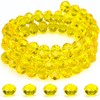 Dowarm 10MM Crystal Glass Beads for Jewelry Making, 100PCS Briolette