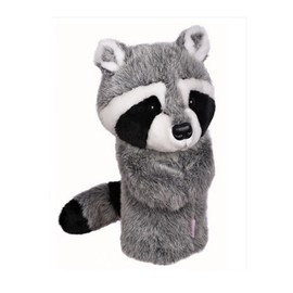 Daphne's Novely Headcover - Raccoon, grey, white, black