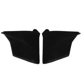 1 Pair Center Console Organizer Ample Storage Space Front Row Armrest Storage Box for Cayenne 2011 to 2017 Black