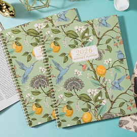 2026 Monthly Planner - 2026 Planner, JAN 2026 - DEC 2026, 2026 Monthly Planners 9" x 11" with Colorful Tabs, 12-Month Planner/Calendar with Contacts & Passwords &Thick Paper - Bird