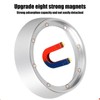 RIBHNXHI 54mm Magnetic Dosing Funnel V2 Stainless Steel Espresso Dosing