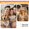 Pregnancy Announcement Pet Bandana for Dog Scarf for Small Large