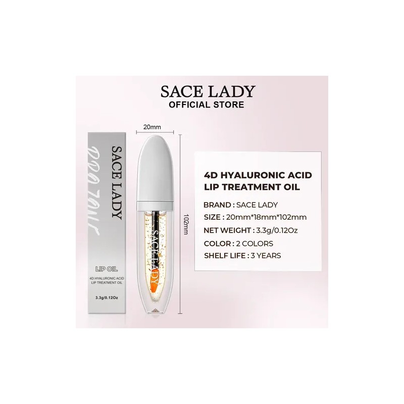 Sace Lady Brillo Labial Hidratante 4d Con Cambio De Color