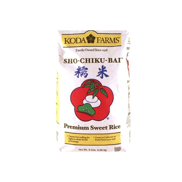 Sho-Chiku-Bai (Premium Sweet Rice) - 5lbs [Pack of 3]