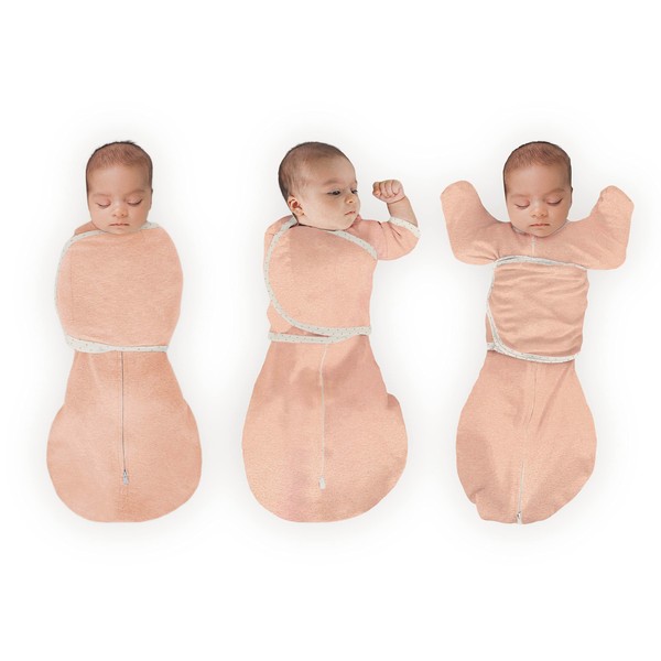 SwaddleDesigns 6-Way Omni Swaddle Sack Arms Up Swaddle for Newborn,