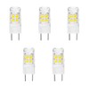 5-Pack GY8.6 G8 LED Bulb 3W, 120V 30W Halogen Replacement