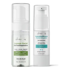 Set Facial Control De Grasa - Atenúa Manchas She Is Skincare                                                                                          
