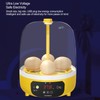 4 Eggs Incubator Temperature Humidity Control Visual Low Noise Energy