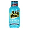 5-Hour Energy Extra Strength, Blue Raspberry, 1.93fl.oz (Pack of 72)