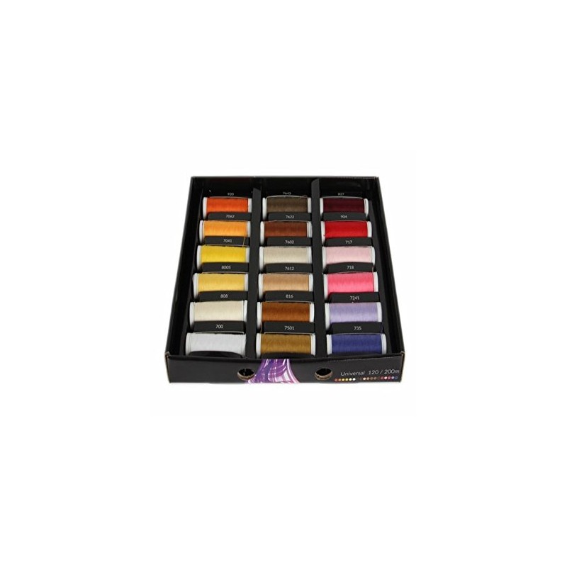 Ackermann Sewing Thread Box Black 36 x 200 m Jeans