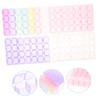 Gadpiparty 4Pcs Makeup Organizers with Independent Clear Makeup Holder for