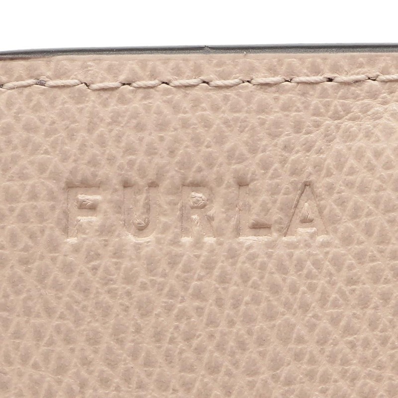 Furla WP00408 ARE000 3787S Women's Card Case, Camellia, Gray
