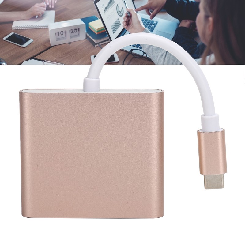 USB C Adpater 3.1 3 in 1 Hub Converter Dock