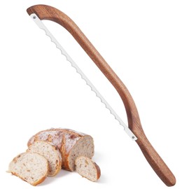 Uprichya Bread Knife for Homemade Bread, Bread Slicer for Homemade Bread, Sourdough Bread Knife, Wooden Bread Bow for Sourdough -16" Bread Saw