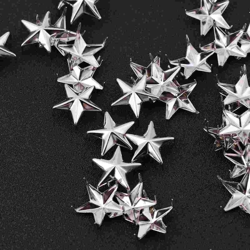 CENPEK 200PCS 15mm Star Rivets Decoration Five-Pointed Star Claw Hand