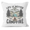 QGFM Camper Pillow Covers 20x20，Camping Classroom Decor Throw Pillow Covers
