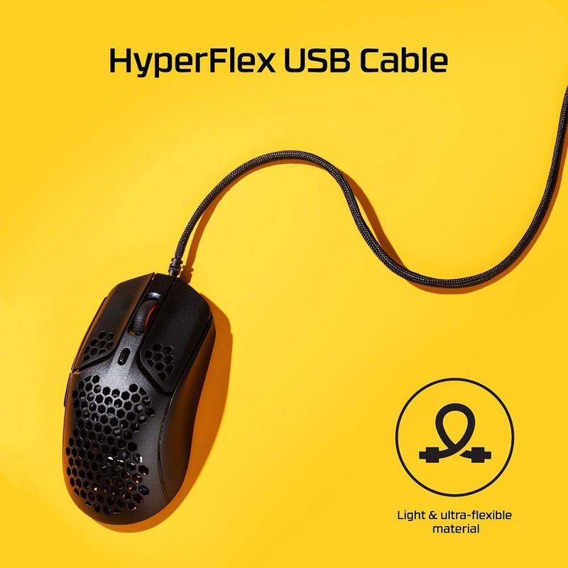 HyperX HMSH1-A-BK/G Gaming Mouse Pulsefire Haste Gamer Ultra Lightweight Hexagonal