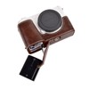 Rieibi ZV-E1 Camera Case, PU Leather Camera Half Case Compatible