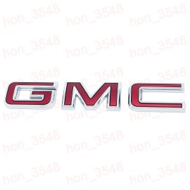 GMC Red Rear Tailgate Only Emblem 2019 -2024 GMC Sierra 1500 2500HD 3500HD Canyon