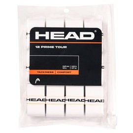 HEAD Unisex Adult 12 Prime Tour Tennis Grip Tape, White, One Size