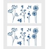 GZ558x2 Temporary Dandelion Tattoo Flowers Tattoo Dandelions Semi-Permanent Tattoo Long-Lasting