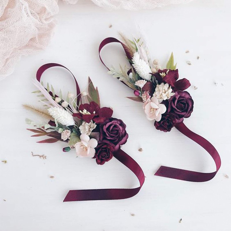 VATIN 22mm Double Faced Polyester Satin Ribbon Wine - 23