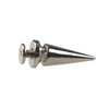 50PCS Silvery Cone Spikes Metallic Screw Back Studs DIY Craft