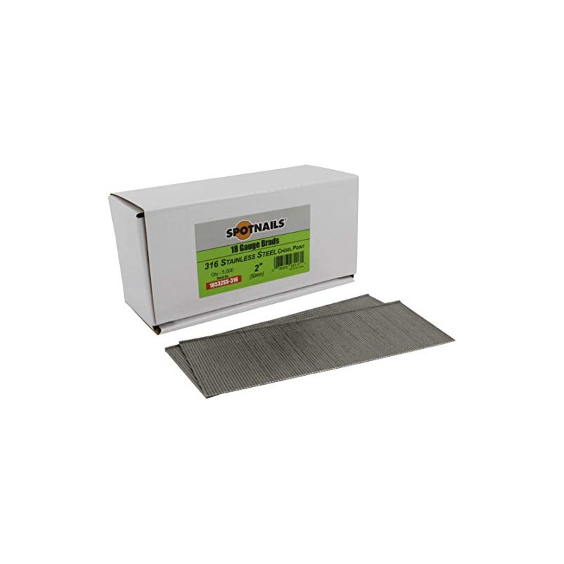Spotnails 18532SS-316 2 in. 316 Stainless Steel 18 Gauge AX