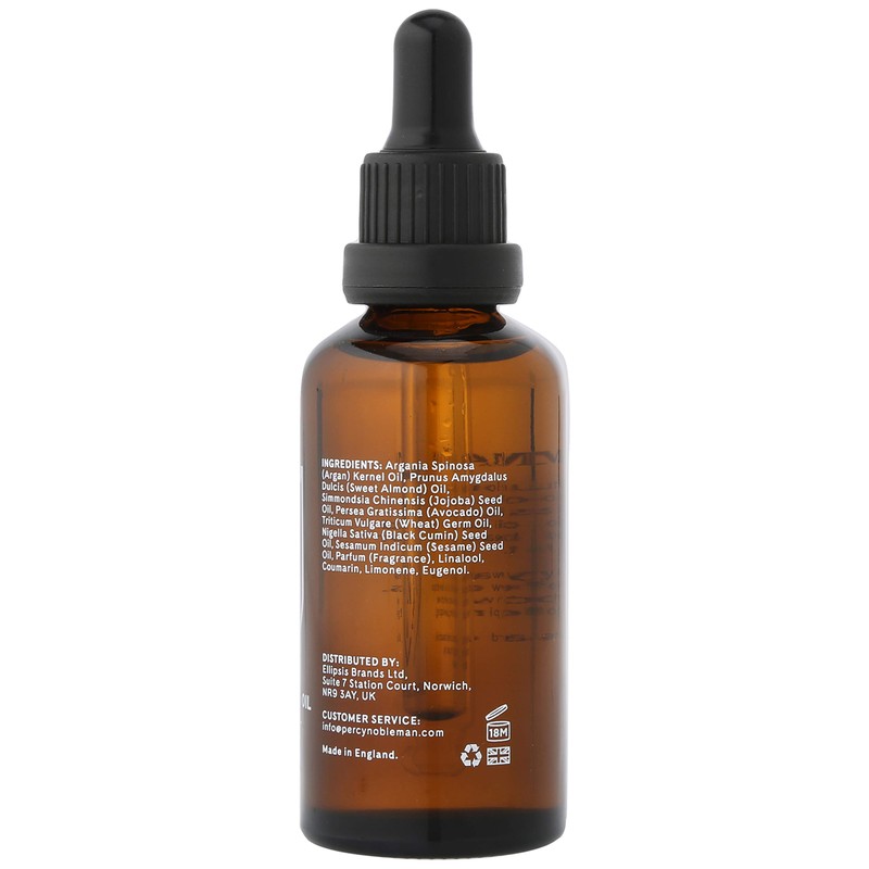 Beard Oil by Percy Nobleman - Premium Scented Blend (50ml)