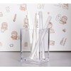 HSYMQ 2 Pack Clear Acrylic Pencil Pen Holder Cup, Makeup