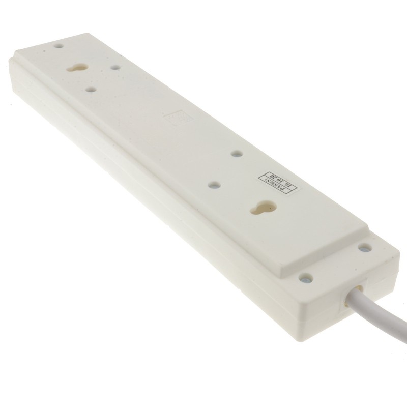 kenable 4 Gang Way UK 13A Trailing Socket Mains Power