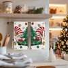 Artoid Mode Trees Snowflakes Gnome Bar Christmas Kitchen Towels Tea