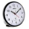 Atlanta 1828-7 Funkwecker Wecker Kunststoff Analog Licht Alarm schwarz