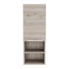 TUHOME Mila Bathroom Cabinet - Light Gray - Material Engineered
