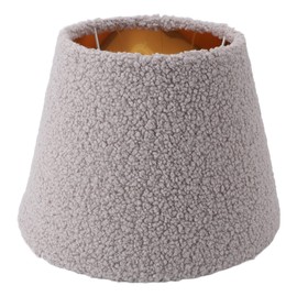 Table Lamp Shade Plush Cloth Tapered Simple Exquisite Lampshade for E27 E14 Bulb for Floor Lamps Grey