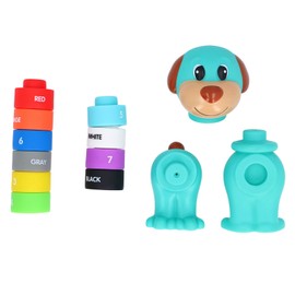 Soft Animal Building Blocks Early Educational Soft Rubber DIY Number Building Blocks for Children Type 1