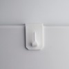 20 x Window Hooks, Decorative Hooks, Window Clips, White for