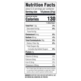 Good Thins Simply Salt Rice Snacks Gluten Free Crackers, Snack Crackers, 3.5 oz