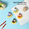 HILAZA 16Pcs Pencil Top Erasers for Kids, 3D Cute Monkey