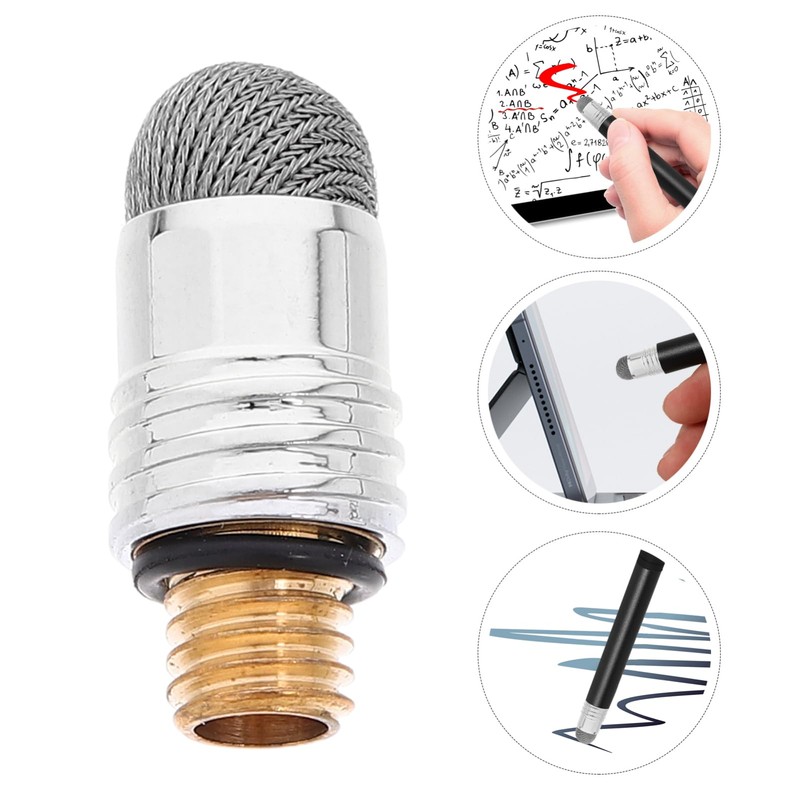 Operitacx 6pcs Capacitive Stylus Pen Tips Mesh Fiber Replacement Tips