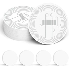 NTAG215 NFC Tags Programmable White Cards 504 Bytes Business Card Compatible with iPhone, Android and All NFC Enabled Devices (Pack of 30)