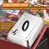 Leonyo Rectangular Basting Cover with Vent & Burger Press, 13