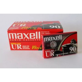 Maxell UR-90 Minute Standard Recording Cassette Box of 10