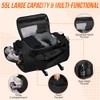 WOTWO 55L Gym Yoga Duffel Bag, Large Capacity Sports Travel