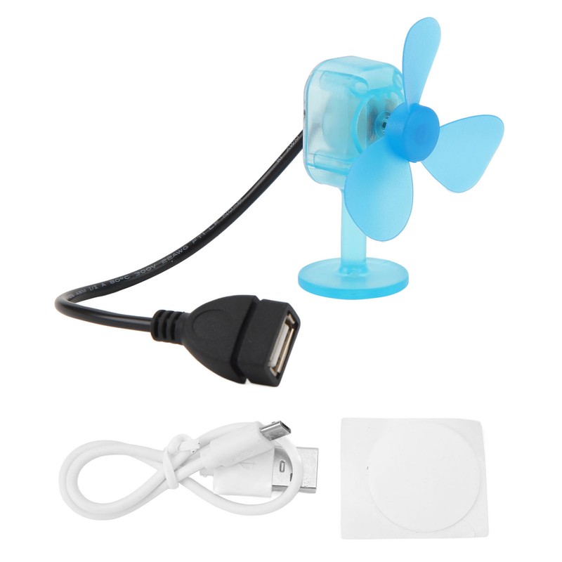 Helmet Dragonfly Fan with Light Suction Cup Propeller Fan Small