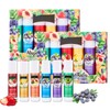 12Pack Tinted Lip Balm Set,Fruit Flavor Natural Lip Balm,Chapstick Sticks
