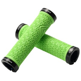 Corki Mountain Bike Grips,Double Lock on Locking Bicycle Handlebar Grips for MTB,Downhill