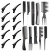 RUIENGCOMM 20 PCS Hair Combs Set Anti-static Barber Comb Hair